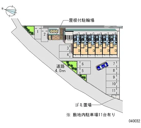 ★手数料０円★福岡市城南区茶山　月極駐車場（LP）